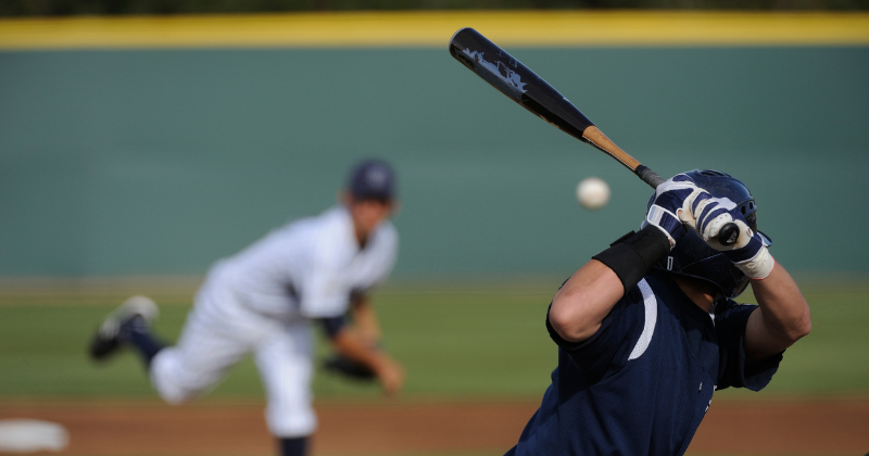 baseball pitcher and batter